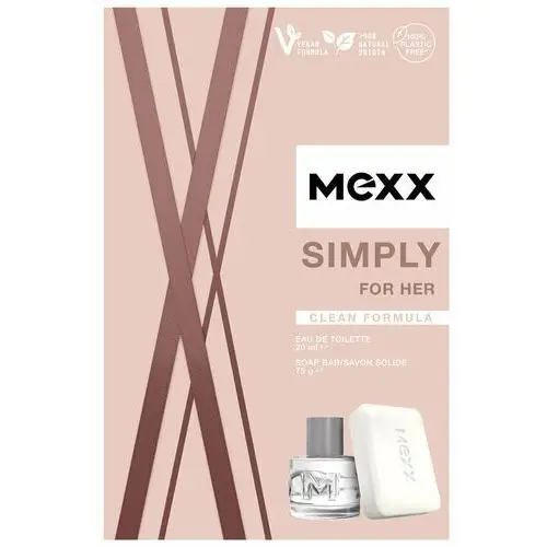 Mexx , simply for her, zestaw prezentowy perfum, 2 szt