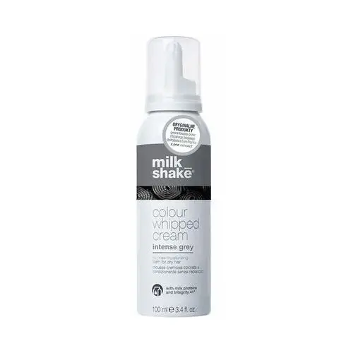 Milk shake colour whipped cream intense grey 100ml - kolorowa odżywcza pianka bez spłukiwania