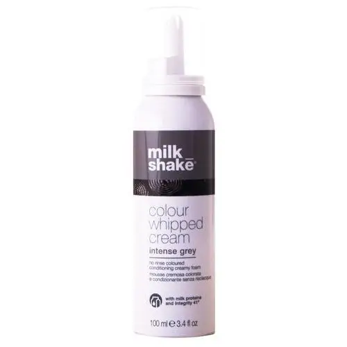 Milk shake colour whipped cream intense grey 100ml - kolorowa odżywcza pianka bez spłukiwania