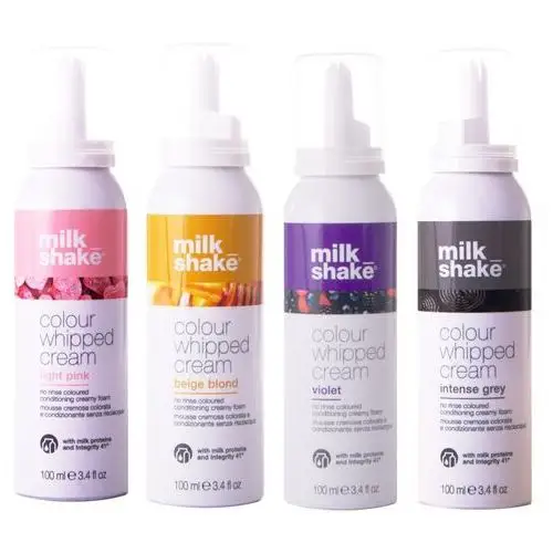 Milk shake odżywcza pianka koloryzująca różne kolory 100 ml violet