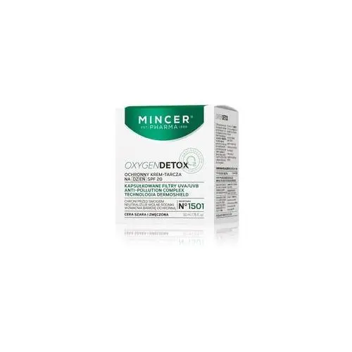 Mincer pharma Mincer oxygen detox krem tarcza na dzień spf20 koerpercreme 50.0 ml