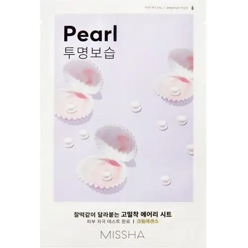 Missha airy fit sheet mask pearl 20g