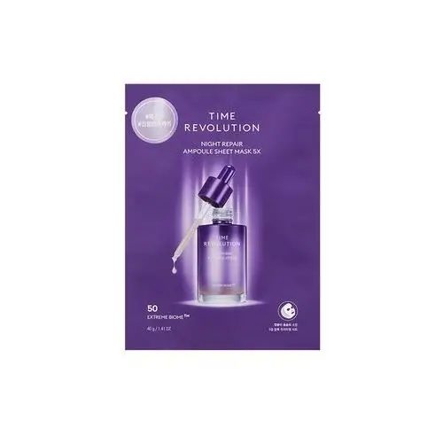 Time revolution night repair ampoule sheet mask 30g Missha