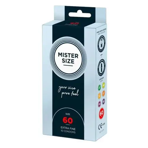 Mister size Cienka prezerwatywa - 60 mm (10 sztuk)