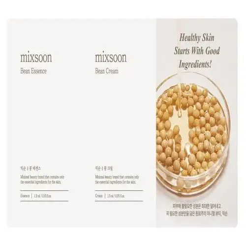 Zestaw próbek - set sample (bean essence 1.5ml+bean cream 1.5ml) Mixsoon