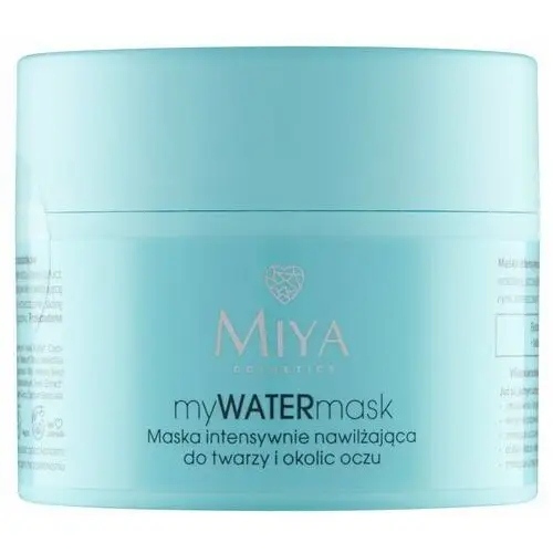 Miya, MyWaterMask, Maska intensywnie nawilżająca do twarzy i okolic oczu, 50 ml