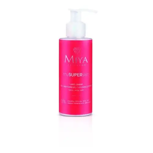 My super skin lekki olejek do demakijażu i oczyszczania twarzy 140ml Miya cosmetics