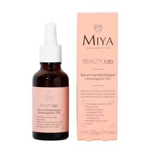 Serum wzmacniające z fitokolagenem 5% 30ml beauty.lab Miya cosmetics