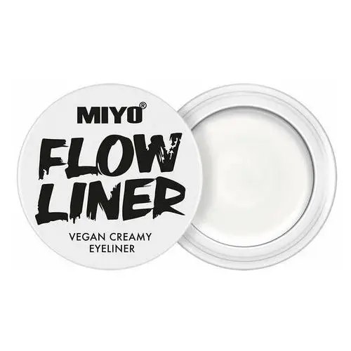 Eyeliner w kremie white flag flow liner Miyo
