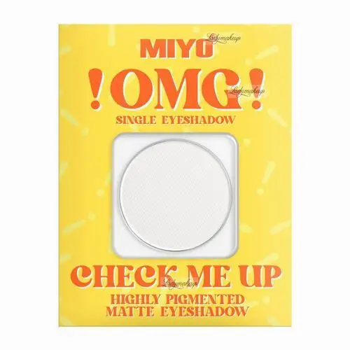Miyo - !omg! - check me up - highly pigmented matte eyeshadow - magnetyczny cień do powiek - matowy - 1,3 g - 15 rich peach