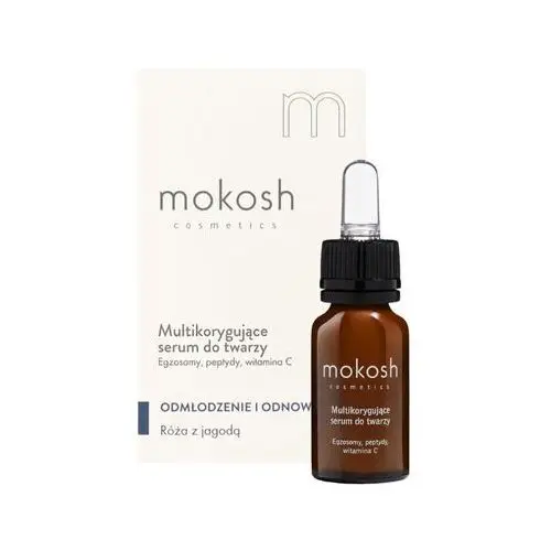 Mokosh - Multikorygujace serum do twarzy Egzosomy, Peptydy z wit.C, 12ml