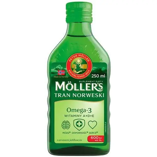 Suplement diety tran norweski jabłkowy Möller's