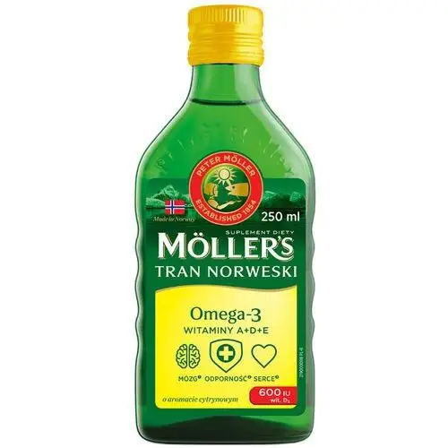 Möller's Suplement tran norweski cytrynowy
