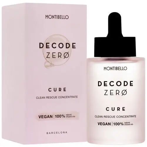 Montibello decode zero cure serum – skoncentrowane serum naprawcze do włosów, 50ml