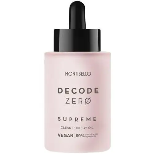 Decode zero supreme oil - olejek do pielęgnacji włosów, 50ml Montibello