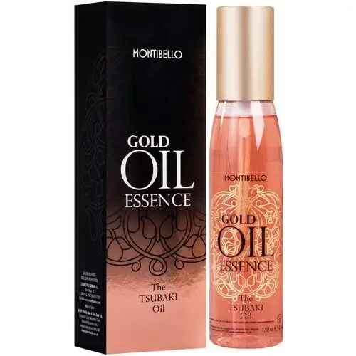 Gold oil essence tsubaki oil - olejek nawilżający włosy dojrzałe, 130ml Montibello