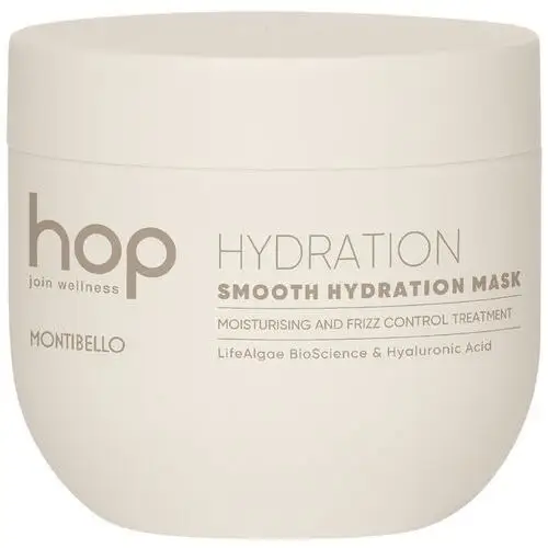 Hop smooth hydration, głęboko nawilżająca maska, 500ml Montibello