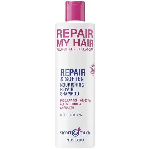 Montibello smart touch repair my hair, szampon micelarny do porowatych włosów, 300 ml