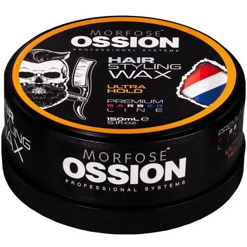 Morfose ossion pb hair styling wax ultra hold – nabłyszczający, mocny wosk do stylizacji, 150ml