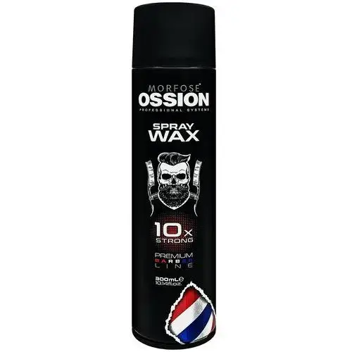 Morfose Ossion PB Wax Spray - spray do stylizacji fryzur dla mężczyzn, 300ml