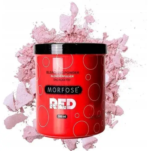 Morfose Red Special Bleaching Powder Rozjaśniacz Do Włosów Do 7 Tonów 500ML, kolor czerwień