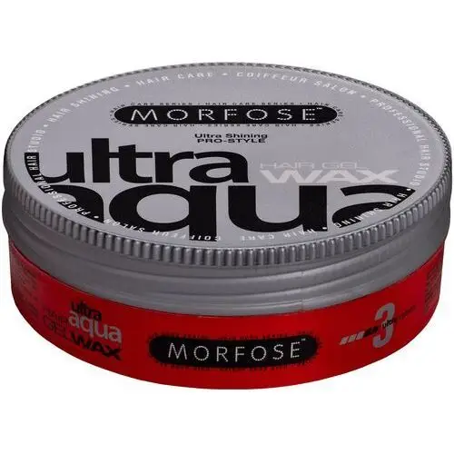 Morfose Ultra Aqua Hair Gel Wax Ultra Shining – żelowy wosk nabłyszczający, medium, 175ml