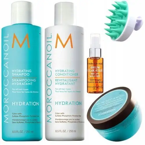 Moroccanoil Maska Szampon Odżywka Hydration Zestaw Nawilżający 3 X 250 ML