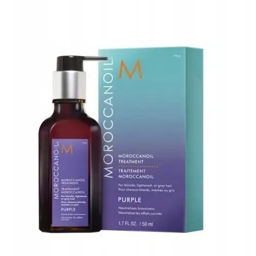 Moroccanoil Purple Violet Kuracja olejek do włosów blond i siwych 50ml