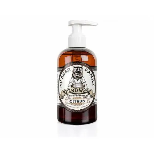 Mr. bear family Beard wash płyn do mycia brody citrus