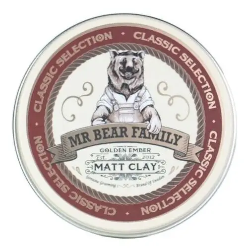 Mr Bear Family Golden Ember Pomade Matt Clay (100 g), CS.GE5