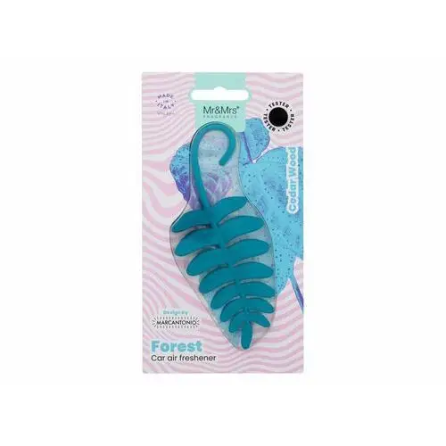 Forest cedar wood zapach do samochodu (tile blue fern) 1 szt. Mr & mrs fragrance