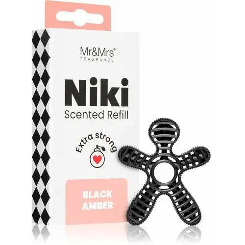 Mr & mrs fragrance niki black amber zapach do samochodu napełnienie