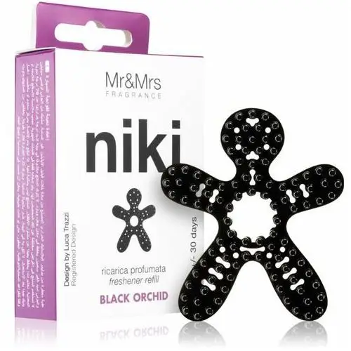 Mr & Mrs Fragrance Niki Black Orchid zapach do samochodu napełnienie 1 szt