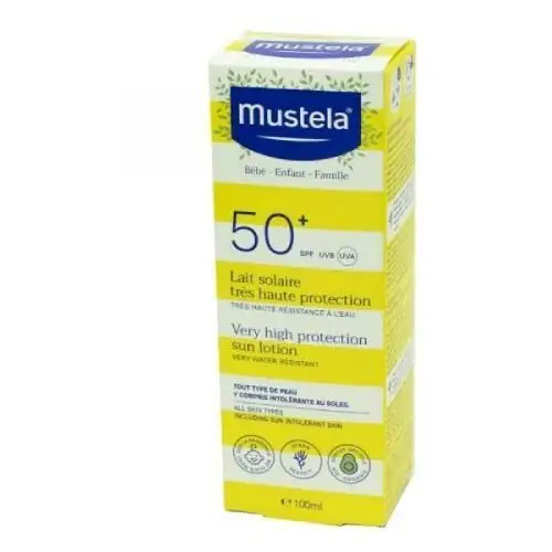 Mustela Mleczko przeciwsłoneczne bardzo wysoka ochrona Spf 50+, 100ml