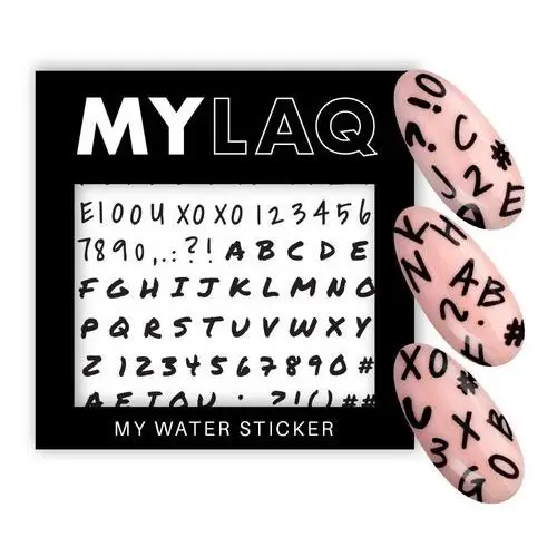 Naklejki wodne Alphabet Sticker MylaQ
