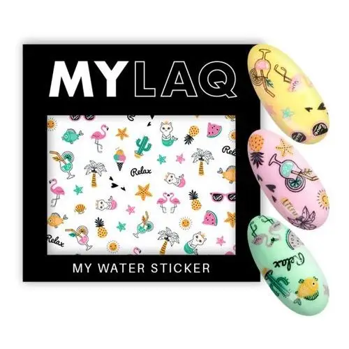 Naklejki wodne summer essentials sticker Mylaq