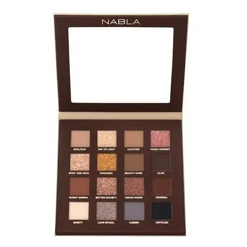 Side by side nude palette - paleta cieni do powiek Nabla