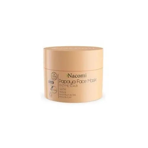 Nacomi - papaya face mask enzyme scrub - peelingująca maska enzymatyczna do twarzy - 50 ml