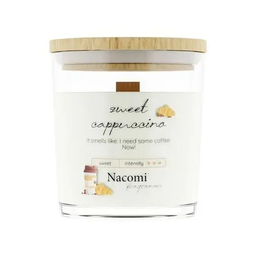 NACOMI - Świeca sojowa - Sweet cappuccino 140g