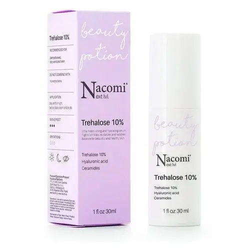 Trehaloza 10% multifunkcyjne serum do twarzy 30 ml Nacomi