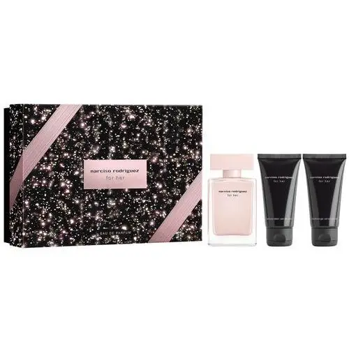 Narciso Rodriguez Gift Set For Her EdP + Body Lotion + Shower Gel (150 ml)