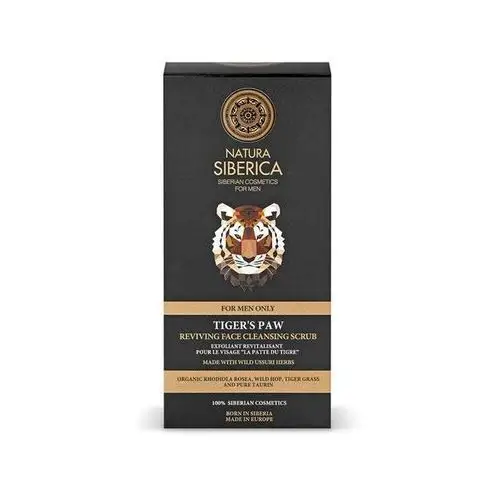 Natura siberica men Natura siberica, men orzeźwiający peeling do twarzy tiger's paw, 150ml