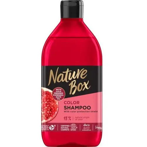 Nature box Szampon do włosów farbowanych z olejem z granatu 385 ml