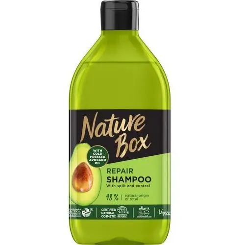 Szampon do włosów zniszczonych z olejem z awokado 385 ml Nature Box