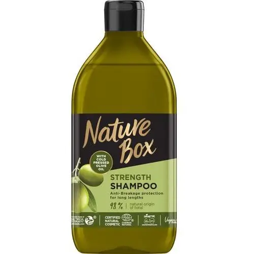 Szampon do włosów zniszczonych z olejem z oliwki 385 ml Nature Box