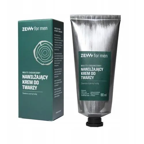 Nawilżający Krem do twarzy Zew for men z czarną hubą 80ml