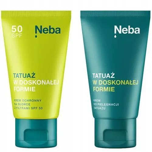 Neba Zestaw Krem do tatuażu Krem z filtrem SPF50