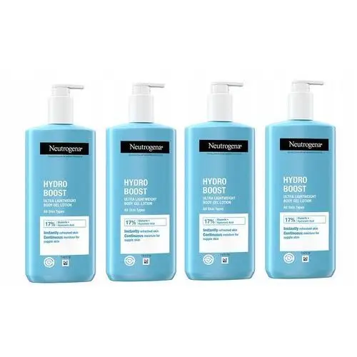 Neutrogena Hydro Boost balsam do Ciała 4x400 ml