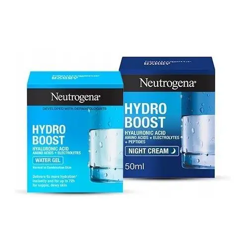 Neutrogena Hydro Boost Water zestaw żel do cery mieszanej krem-maska noc