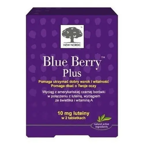 BLUE BERRY PLUS x 60 tabletek